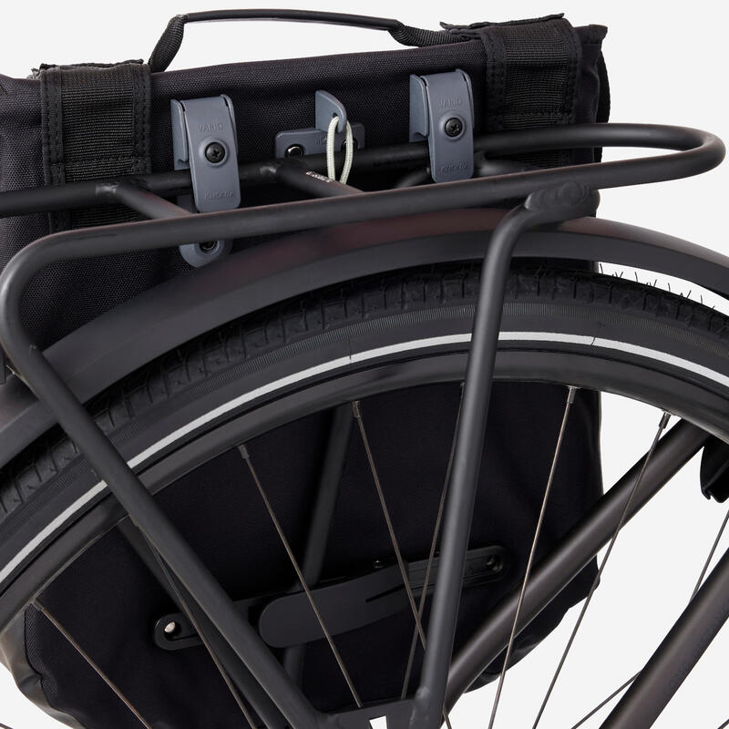 Dubbele waterdichte fietstas 540 voor bagagedrager 2x20 l
