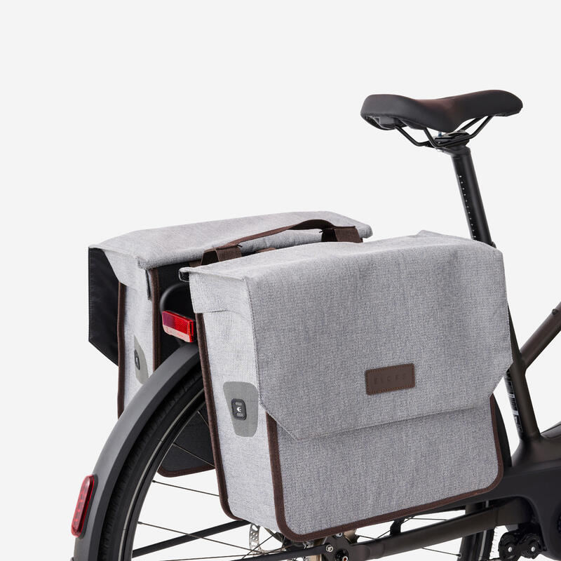 Sakwy rowerowe na bagażnik podwójne 500 2x20 L