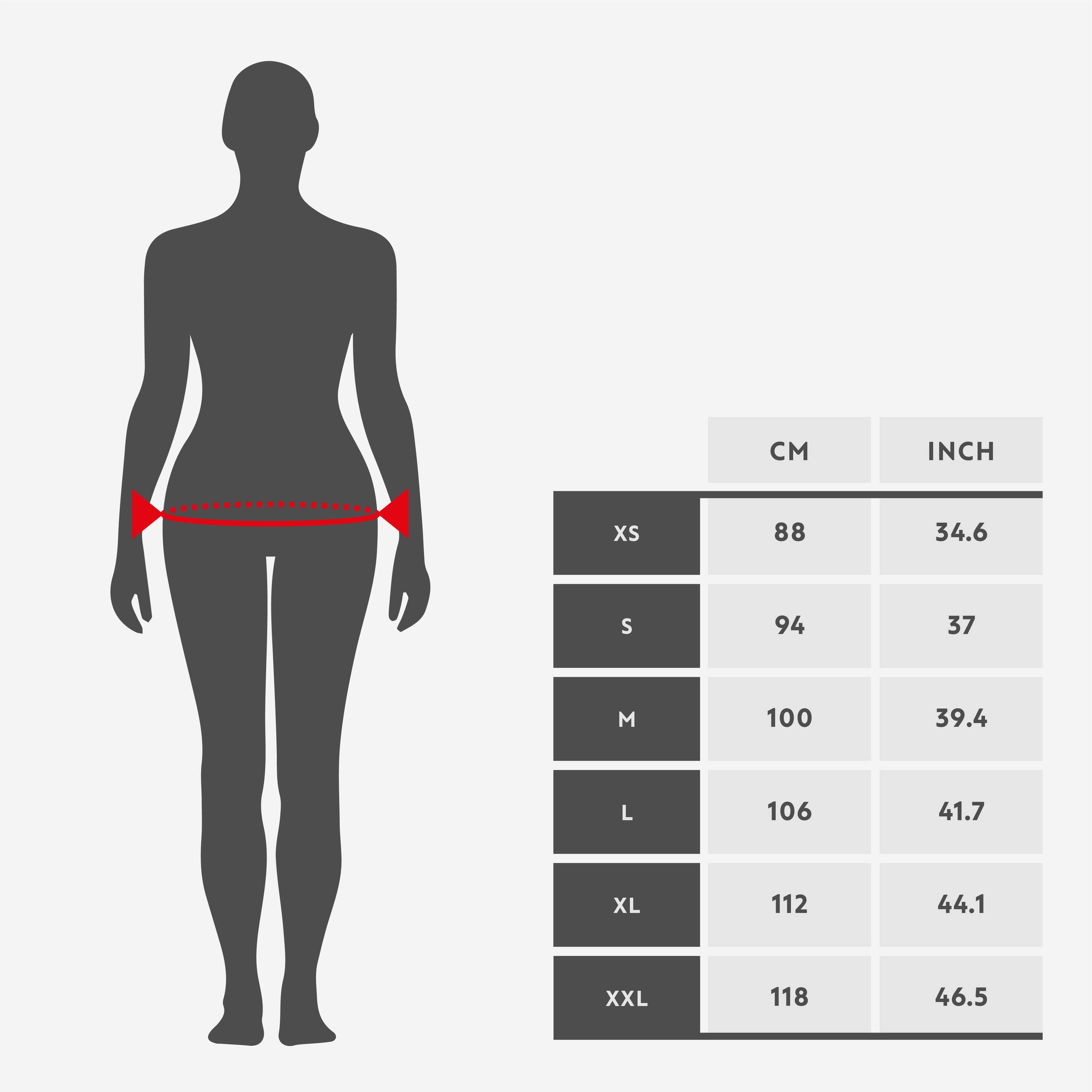 Women's Road Cycling 3/4 Tights 500 - Black/Coral -  2