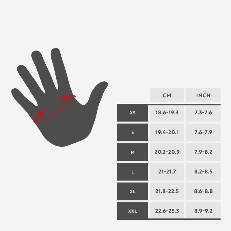 MTB-handschoenen RACE grip zwart