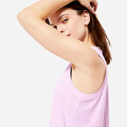 Γυναικείο αμάνικο μπλουζάκι σε ίσια γραμμή για cardio fitness - Parma 