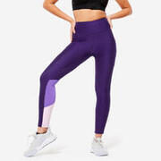 Mallas Leggings Fitness Cardio Mujer Violeta Lila Bolsillo Teléfono