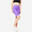 Cycliste taille haute Fitness Cardio Femme Violet