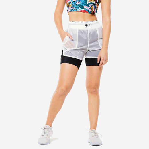 
      Shorts 2-in-1 Damen - 520 weiss
  