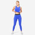 Women Gym Tank Top Cropped - Blue
