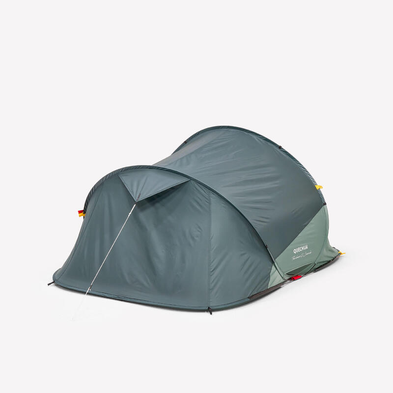 Cort de camping montare instantanee 2 locuri, 2 Seconds verde