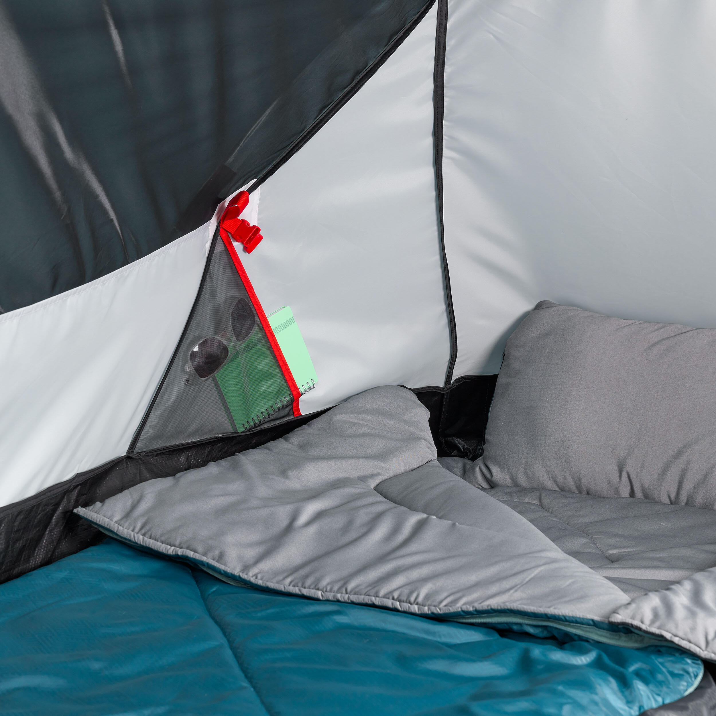 2-person camping tent - 2 Seconds - Green 9/11