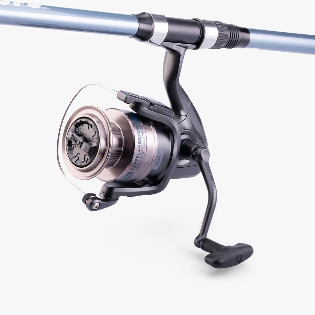 Ensemble surfcasting pêche en mer SYMBIOS 500 4.20m 100-200g