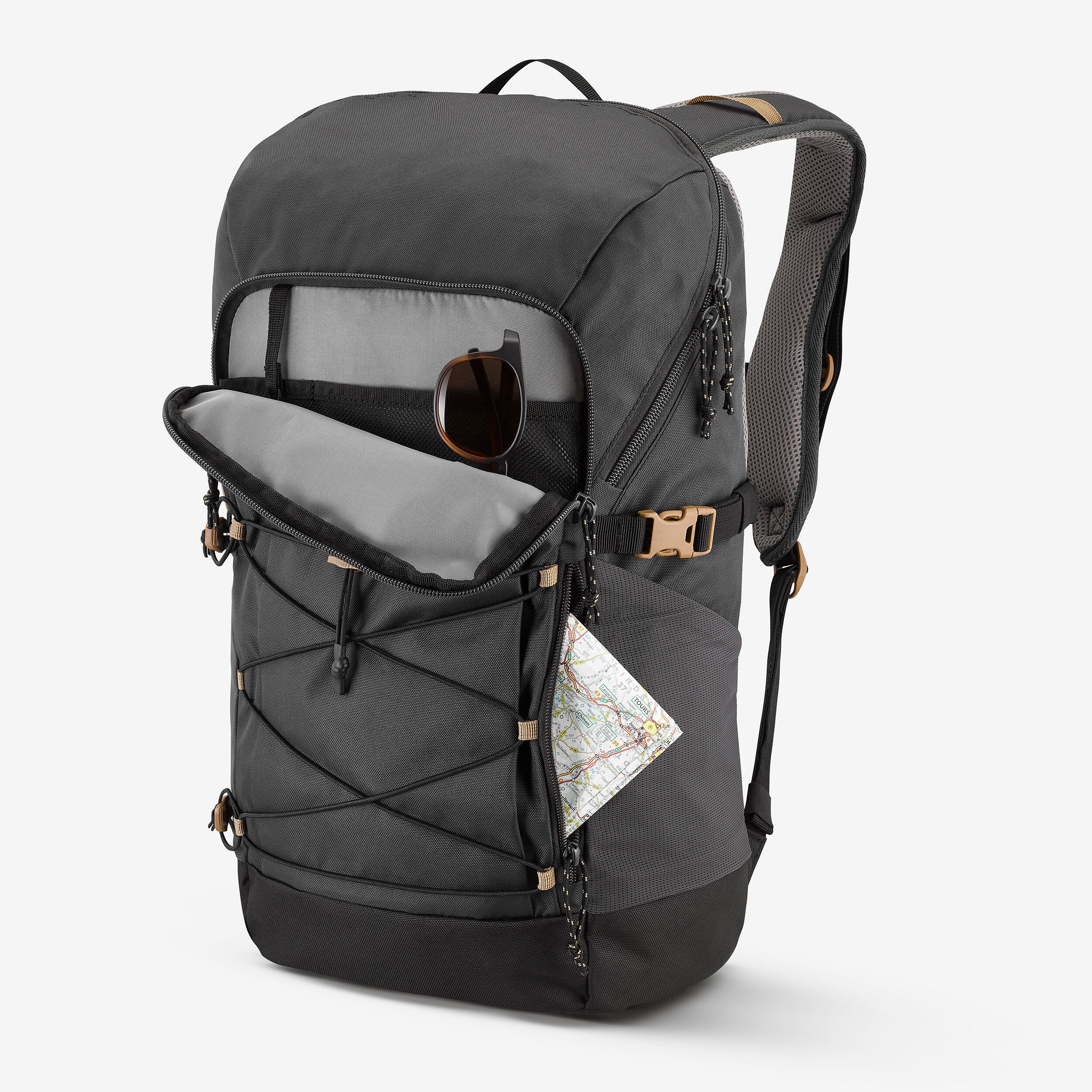 Hiking backpack 20 L, Arpenaz 500 - Grey