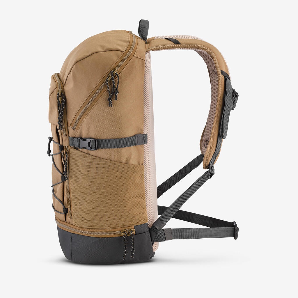 Wanderrucksack NH500 Arpenaz 30 Liter khaki 