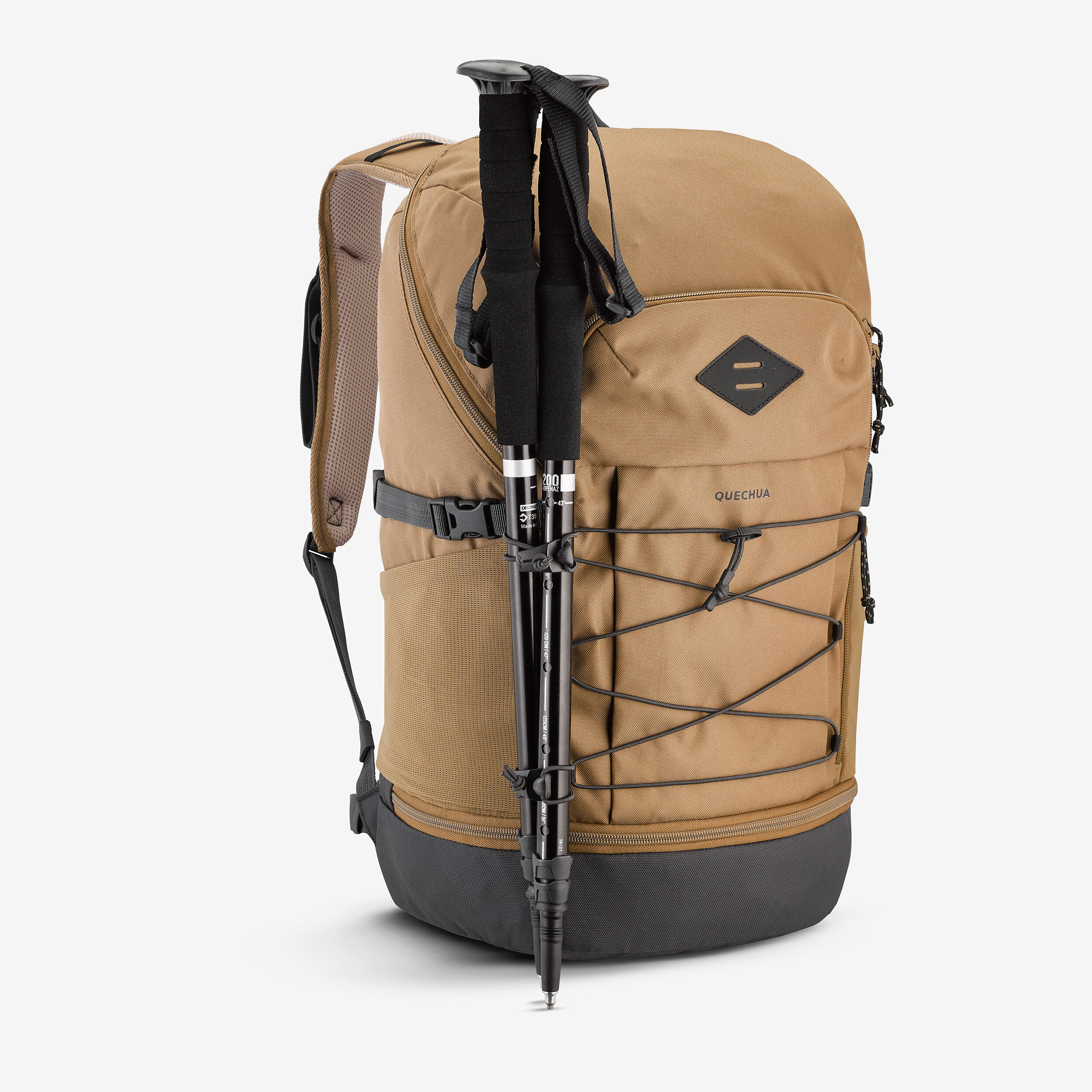 Mochila de Caminhada Arpenaz NH 500 30L Cinzento