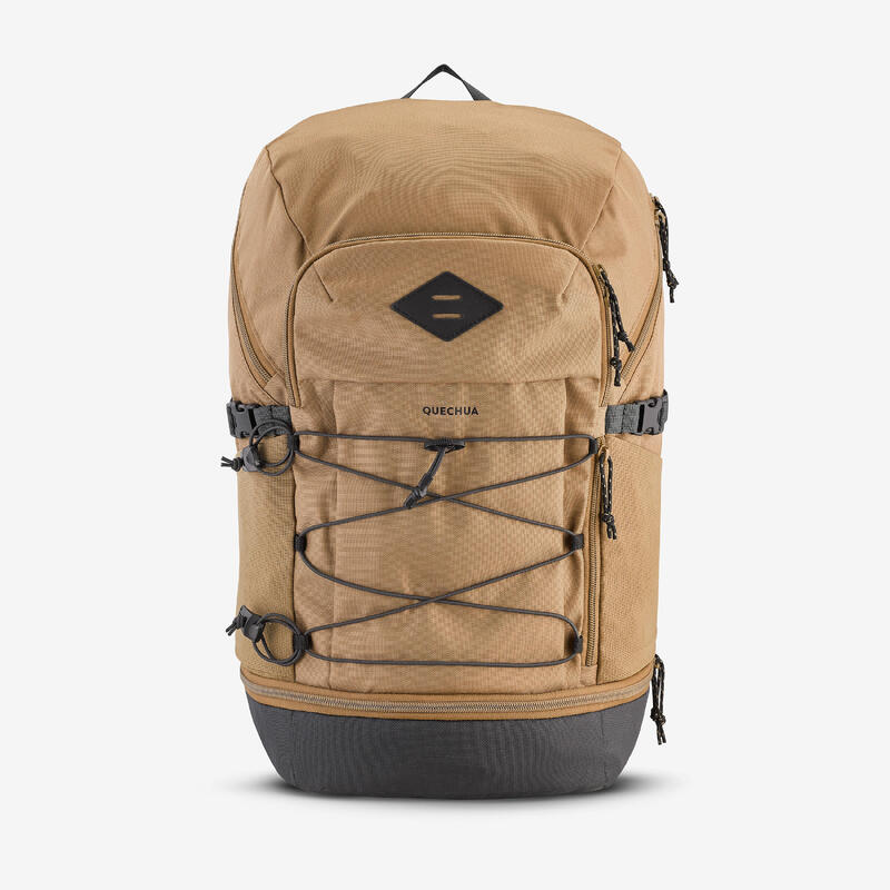 Mochila de Caminhada Arpenaz NH 500 - 30L Cinzento