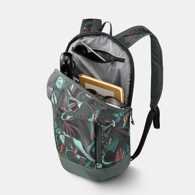 Sac à dos de randonnée 10L, NH100 Arpenaz print vert