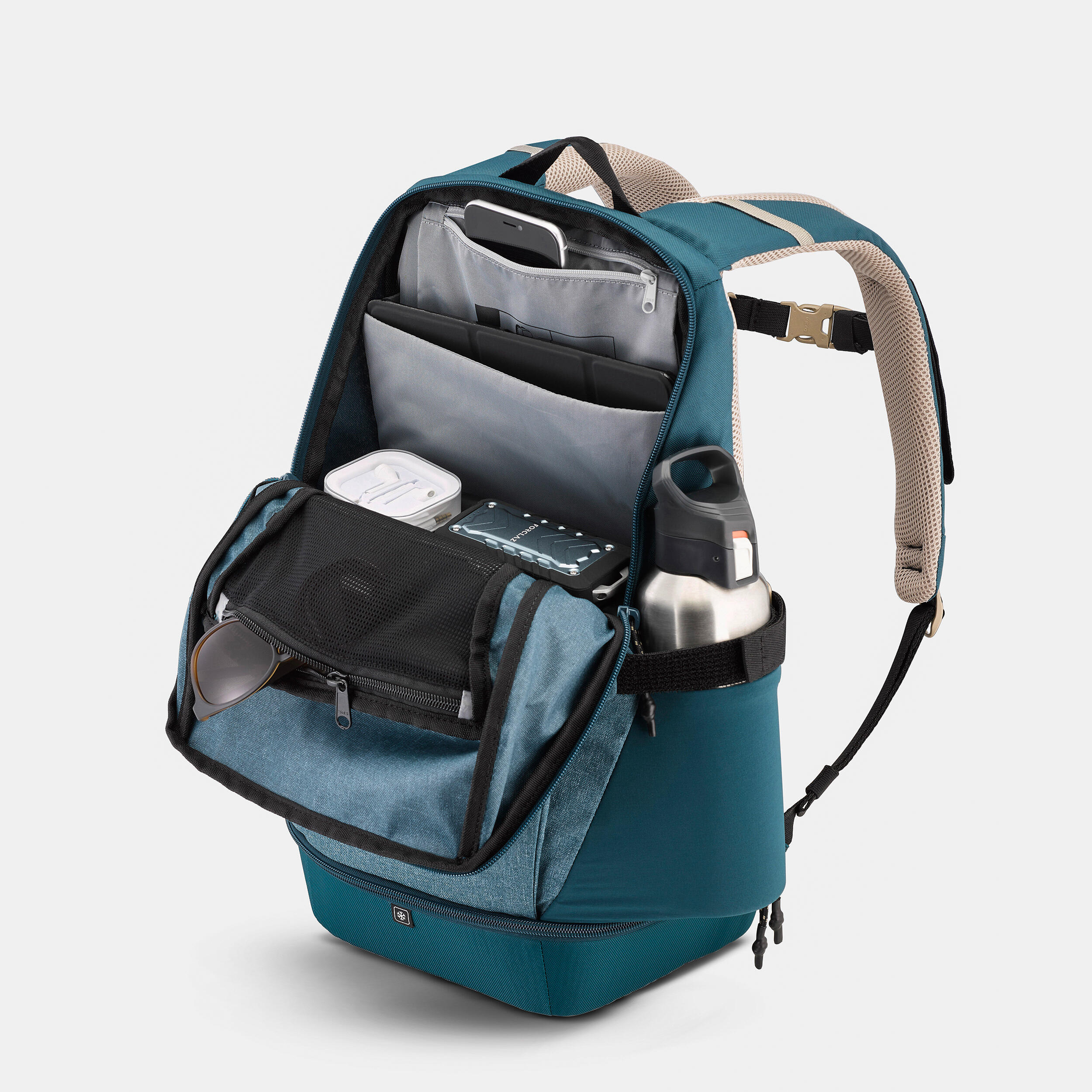 QUECHUA - Rucsac termic de drumeție 20L, NH500 Arpenaz Ice gri