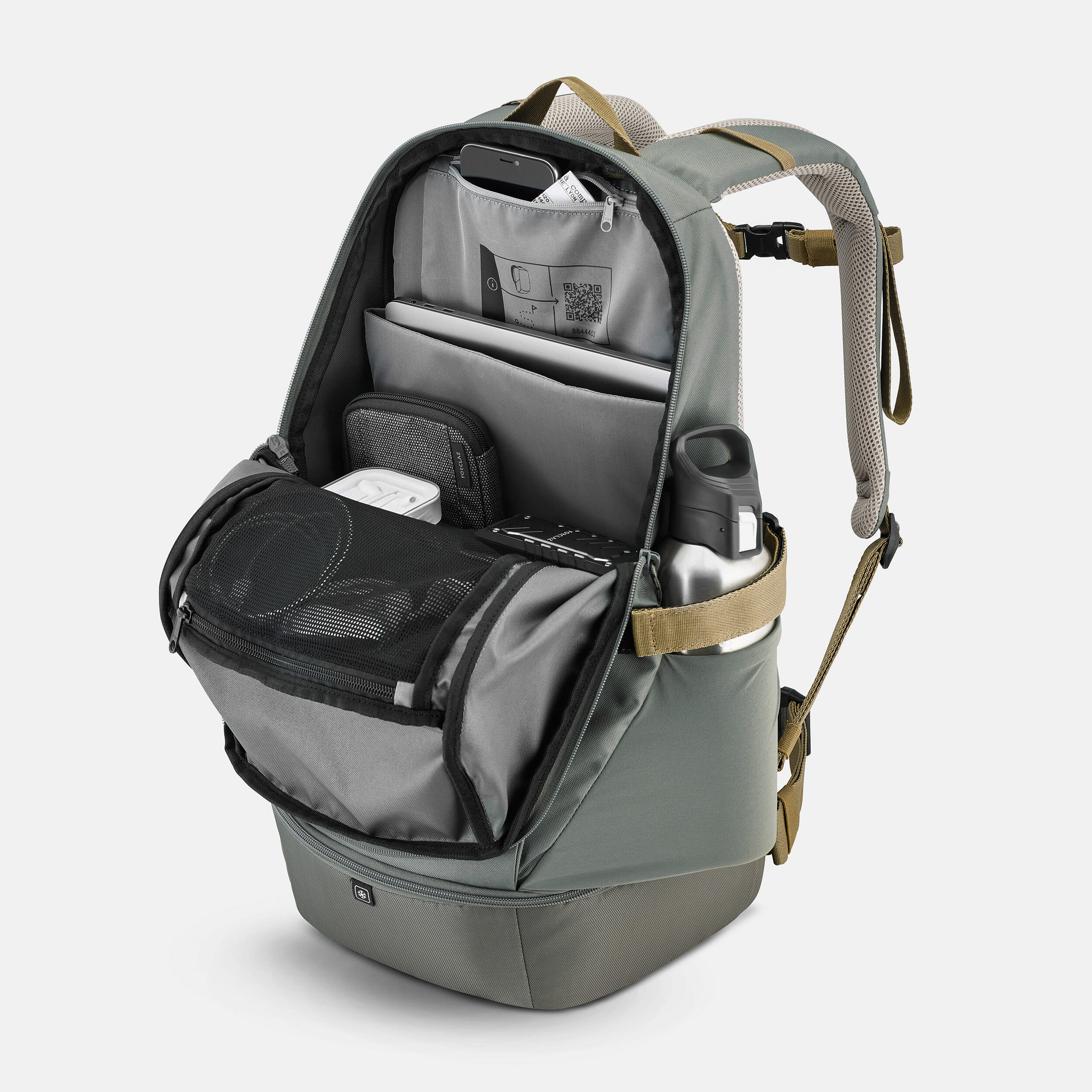 Zaino trekking NH500 ISOTERMICO 30L grigio 6/12
