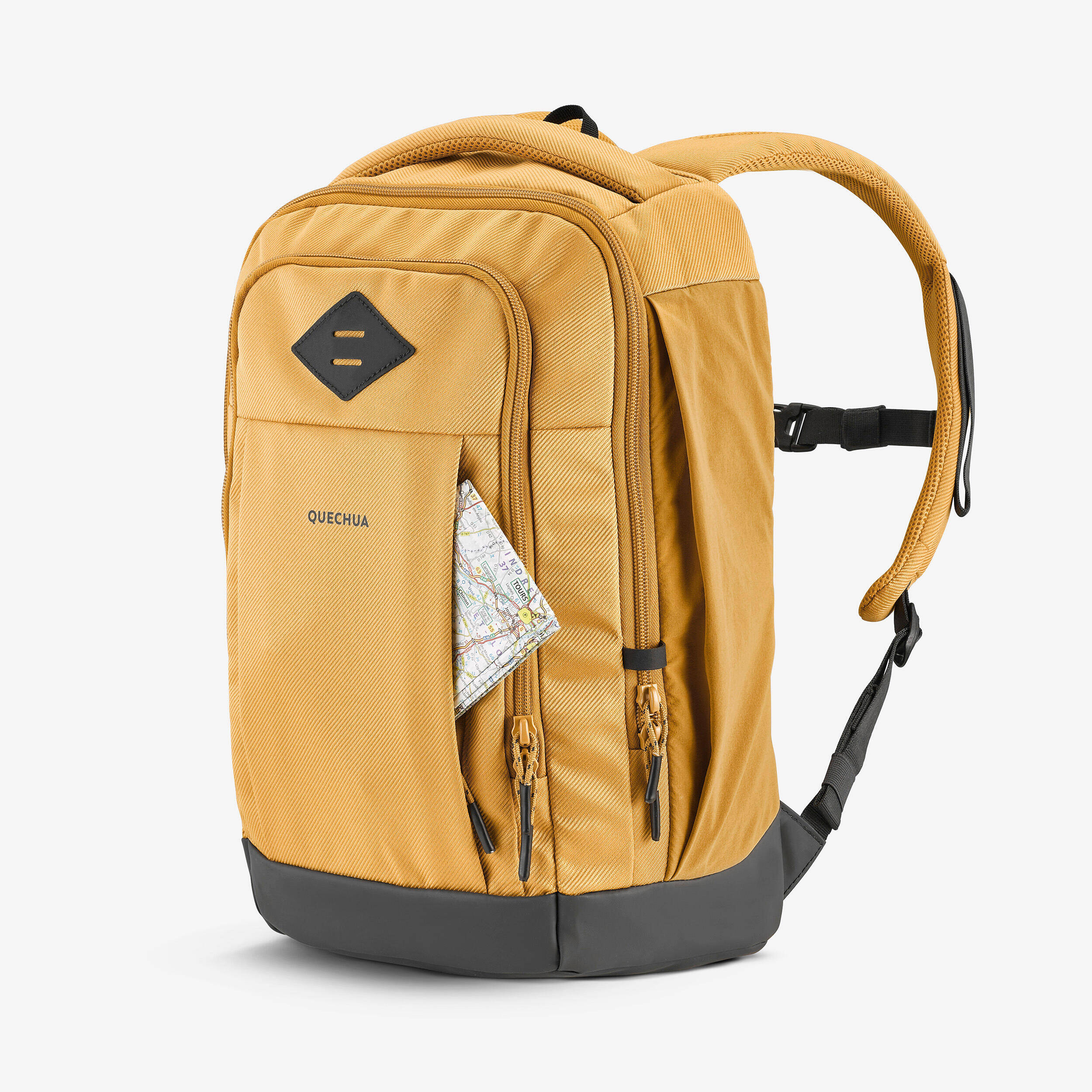 Multi-pocket hiking backpack 16 L, NH500 Escape - Yellow -  4