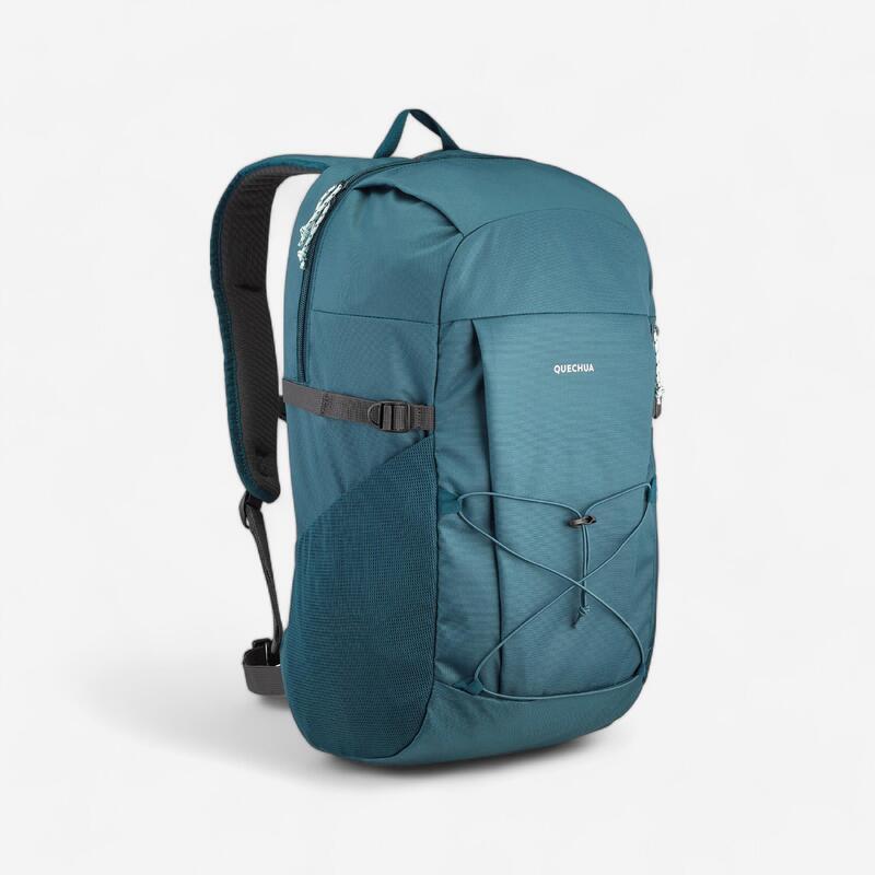 Mochila Pequeña De Montaña y Trekking Quechua NH100 30L Azul/Gris