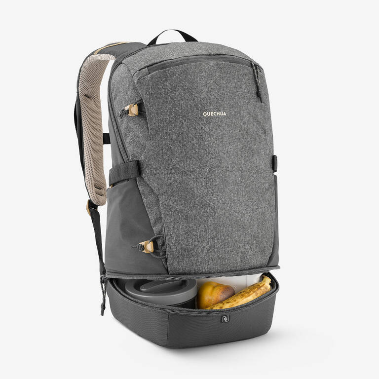 Ransel Hiking 20L dengan Kompartemen Es - Arpenaz NH500 - Abu-abu