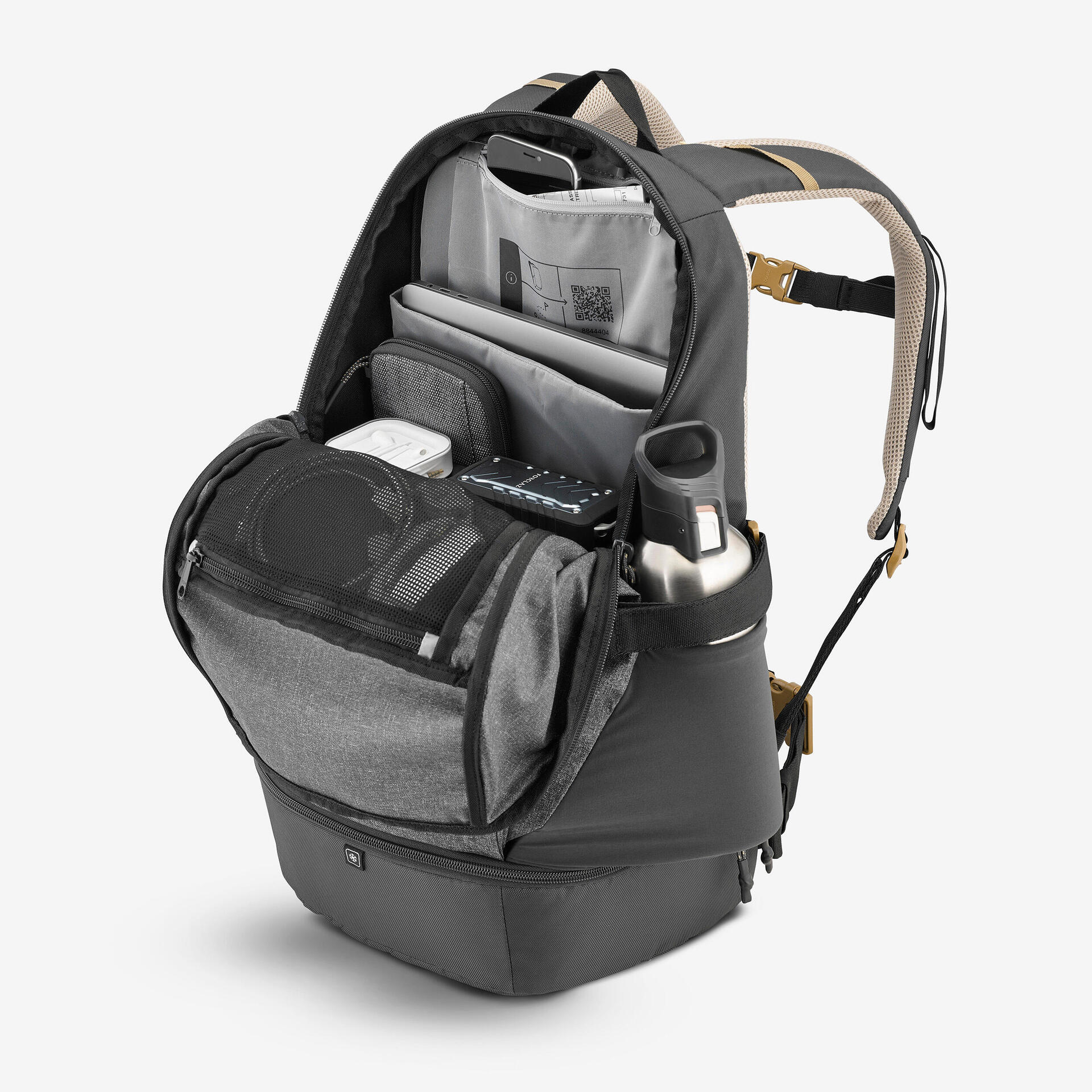 QUECHUA (ケシュア) ハイキング バックパック 保冷 Arpenaz 500 30L