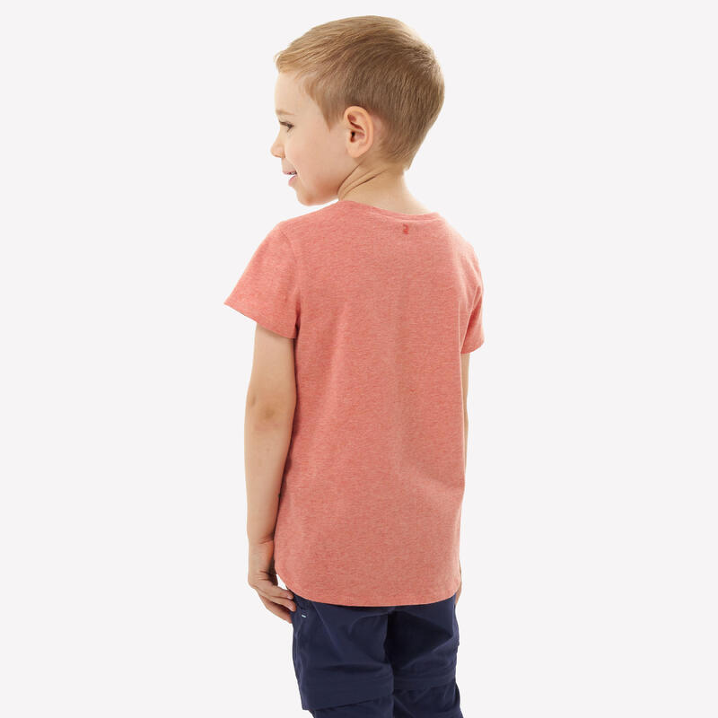 Wandel T-shirt voor kinderen van 2-6 jaar MH100 oranje