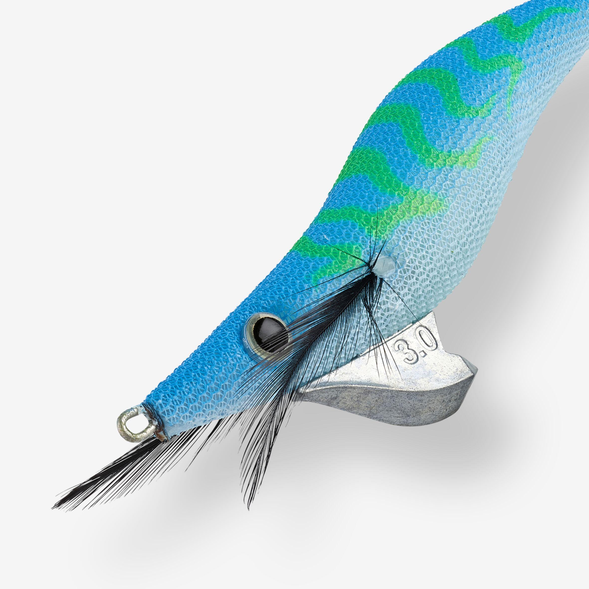 Sea fishing for cuttlefish and squid sinking jig EBI S 3.0/120 Blue 3/4