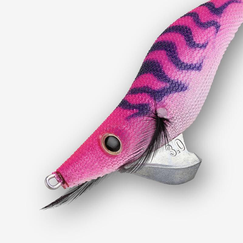 Turlutte coulante ebi s 3.0 / 120 rose pêche des seiches et calamars en mer