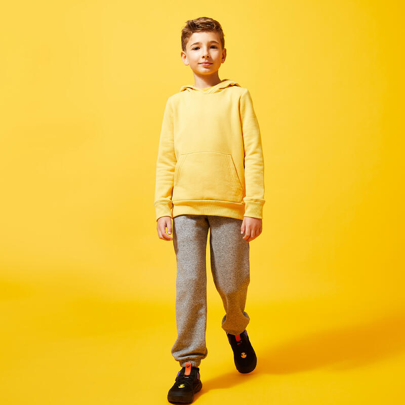 Çocuk Kapüşonlu Sweatshirt - Hardal rengi