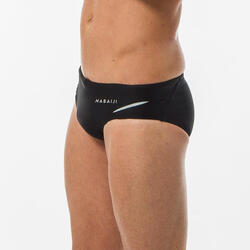 MAILLOT DE BAIN NATATION HOMME SLIP 900 B-FAST  NOIR