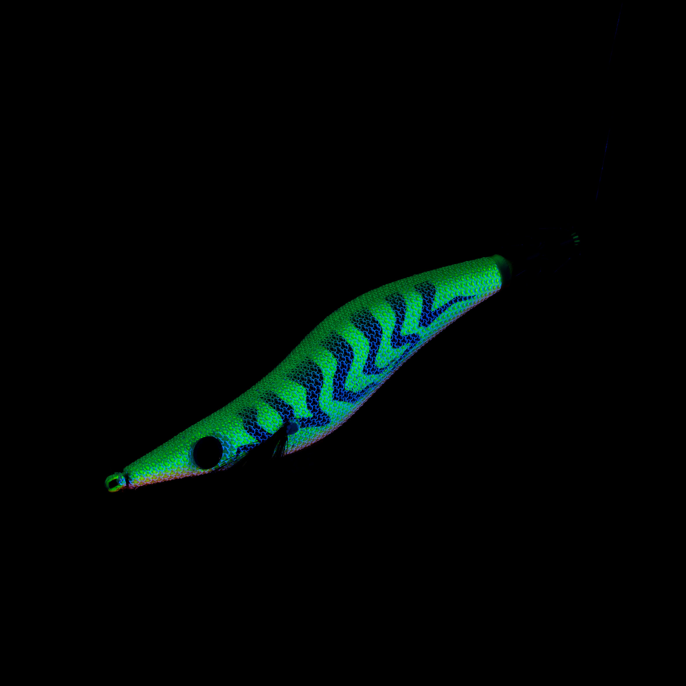 Turlutte coulante shallow ebika 3.5/135 firetiger pêche seiches/calamars 5/10