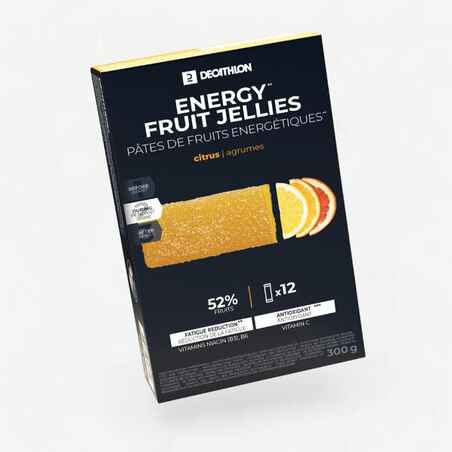 ECOSIZE ENERGY FRUIT JELLIES CITRUS 12X25G