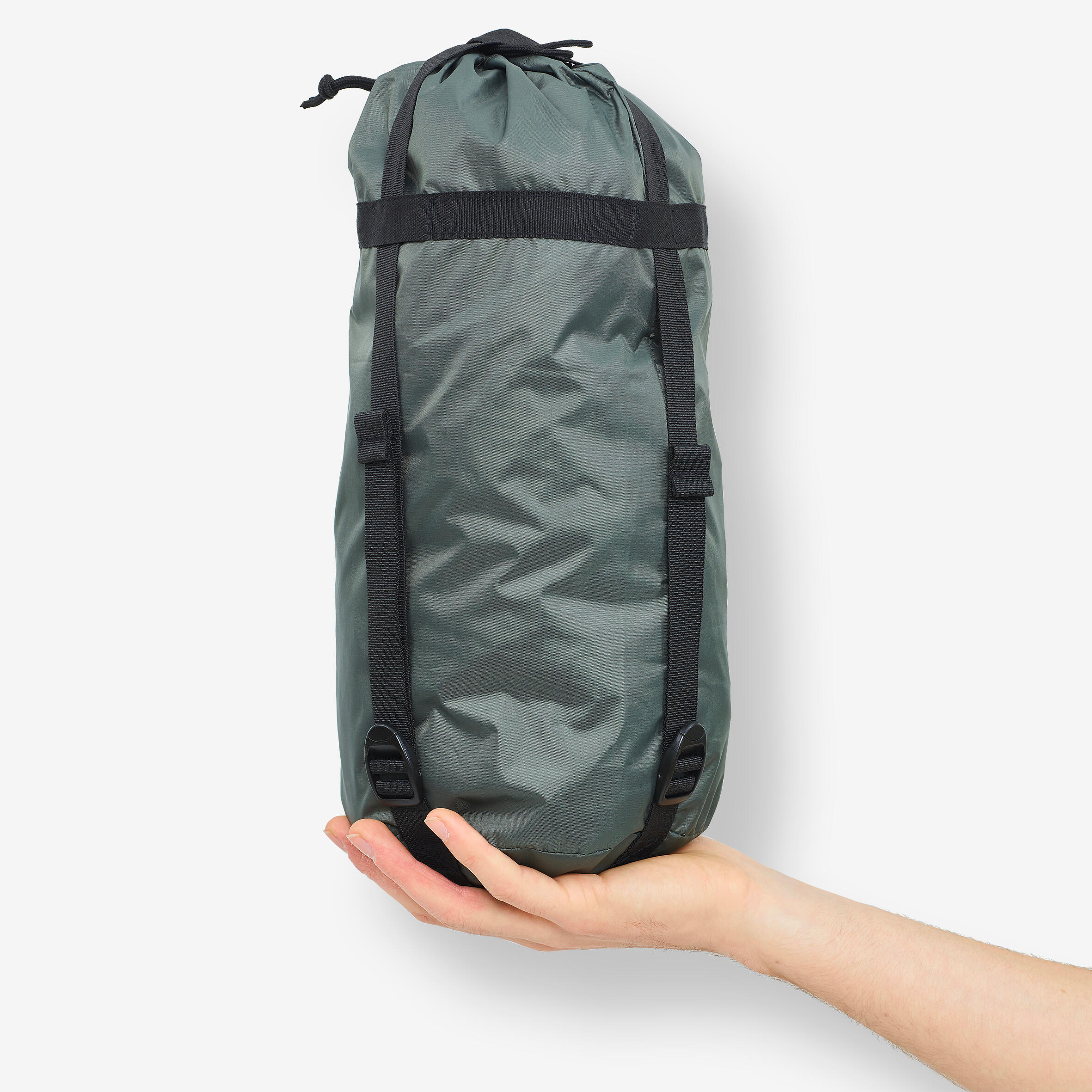 SOLOGNAC - Adăpost TARP Bushcraft Bivuac 4x4 m Impermeabil kaki