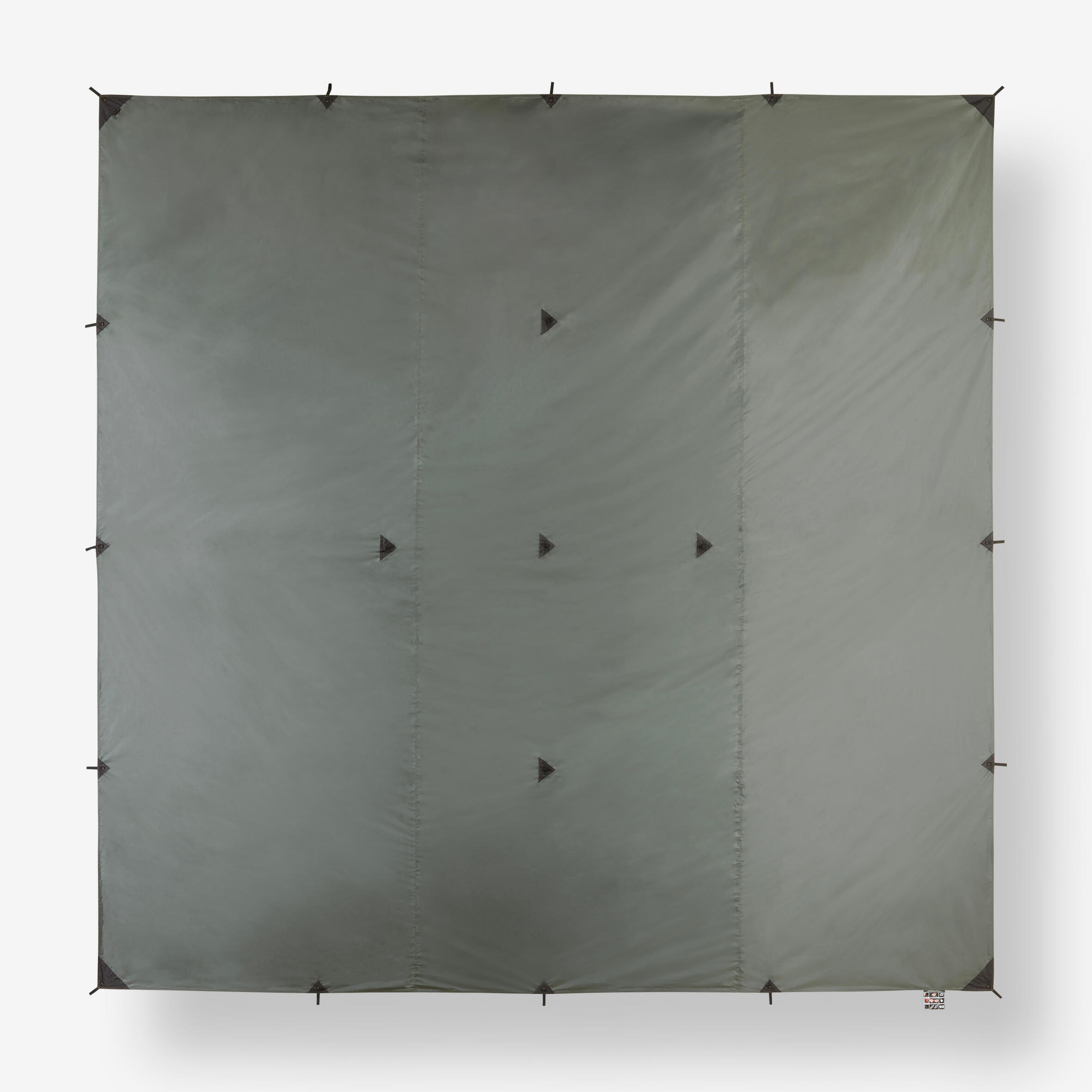 Abrigo Tarp Impermeável 4x4 m de Artes do Mato e Caça Caqui 2/9