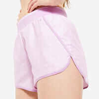 Women's Fitness Loose Shorts - Blue/Pink