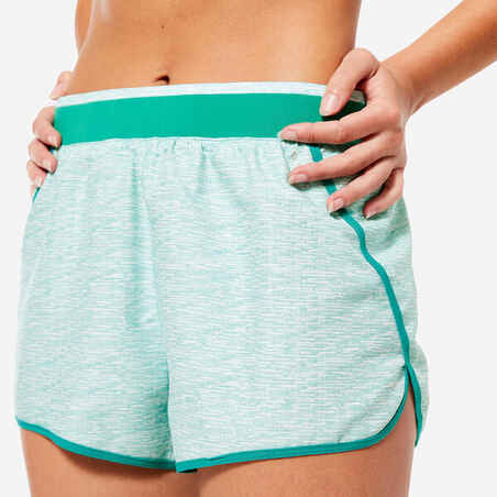 Women's Loose Fitness Shorts - Green