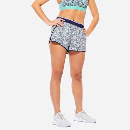 Women's Loose Fitness Shorts - Print