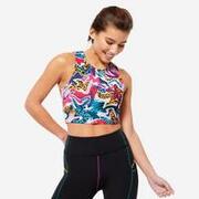 Maiou 120 Fitness cardio Crop top Multicolor Damă 