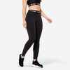 Leggings de cardio cómodos y suaves negros para mujer 120Z