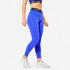 Women Gym Leggings with Phone Pocket - Blue