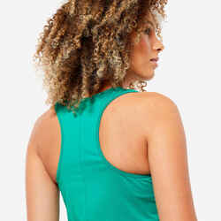 Women's Cardio Fitness Muscle Back Tank Top My Top - Green