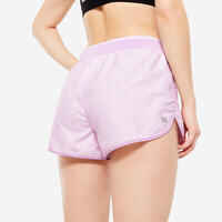 Women's Fitness Loose Shorts - Blue/Pink