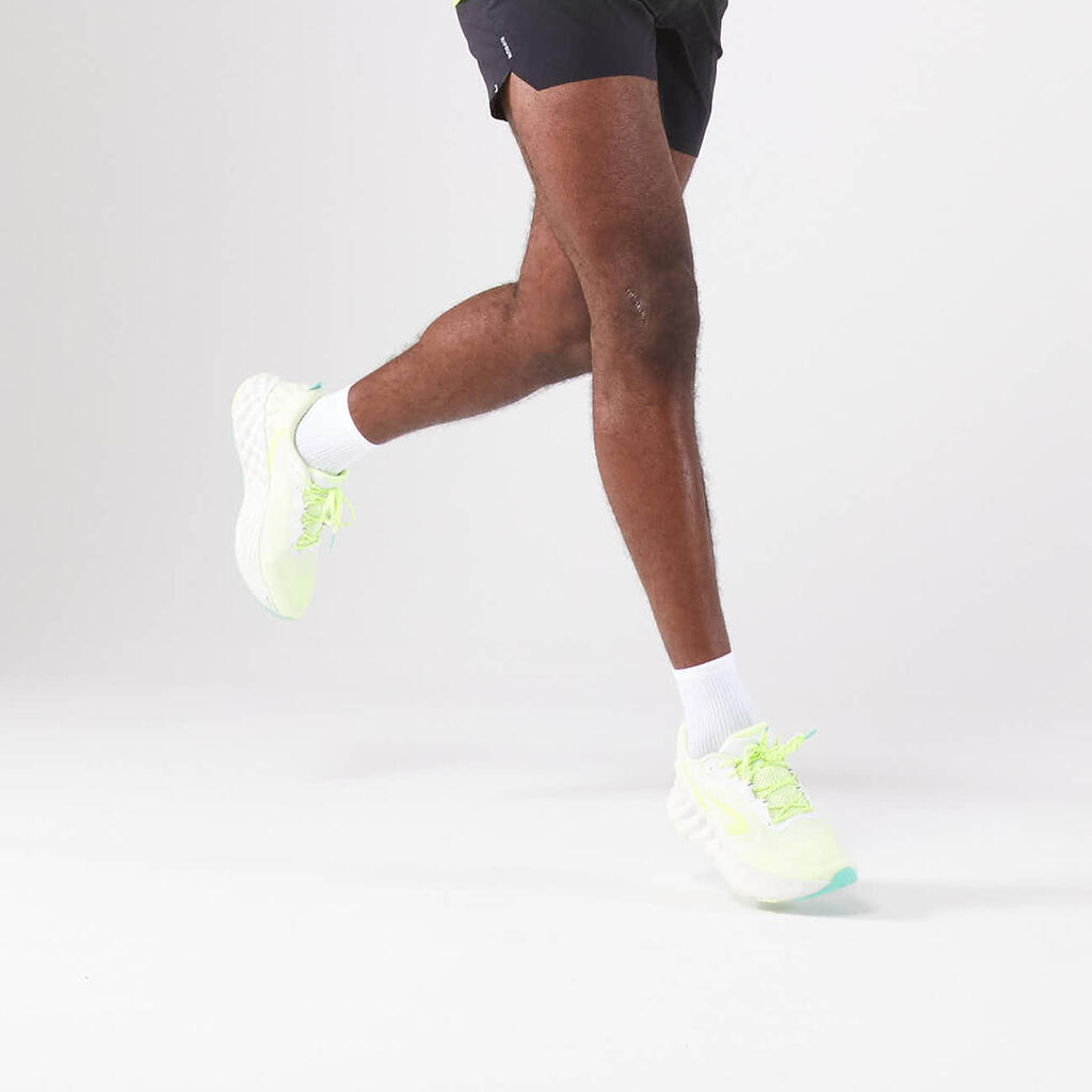 Vīriešu skriešanas apavi “Kiprun KS900 2”, dzelteni/zaļi