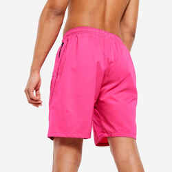 Men's Zip Pocket Breathable Essential Fitness Shorts - Pink