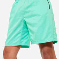 Men's Breathable Essential Fitness Shorts with Zipped Pockets - Green