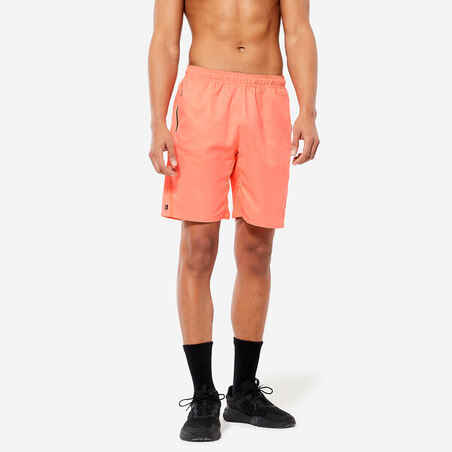 Men's Zip Pocket Breathable Essential Fitness Shorts - Orange