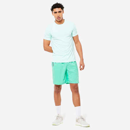 Vyrų orui laidūs kūno rengybos marškinėliai apvalia apykakle „Essential“, žali