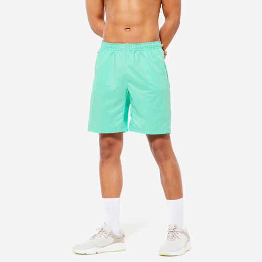 
      Fitness Shorts with Zip Pockets - Foam Green
  