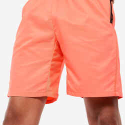 Men's Zip Pocket Breathable Essential Fitness Shorts - Orange