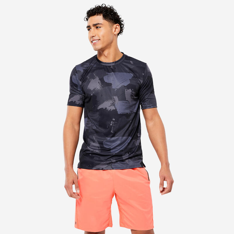 T-Shirt Herren - Essential blau camouflage