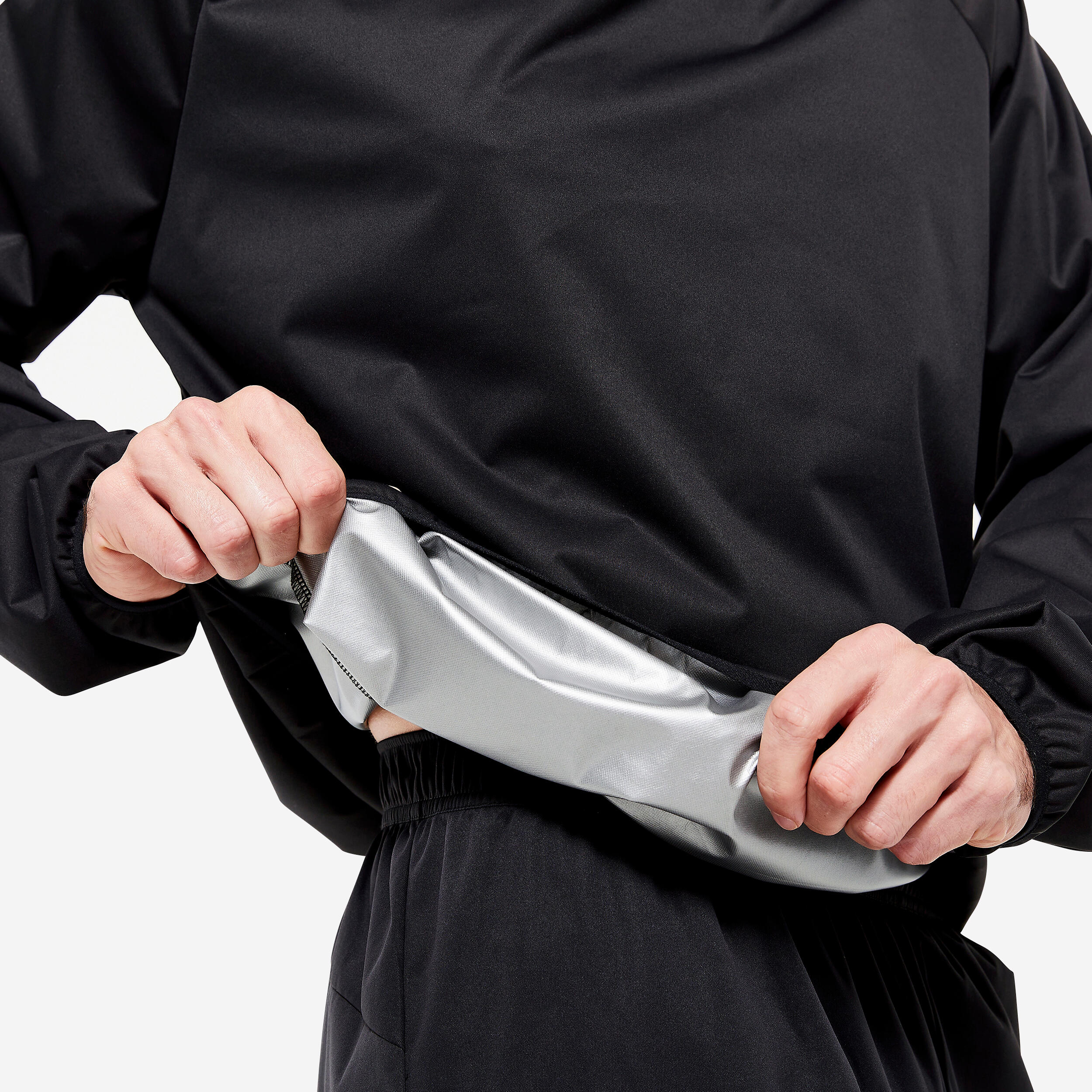 SURVETEMENT DE SUDATION PERFORMANCE CAPUCHE NOIR Decathlon