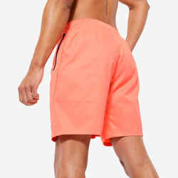 Men's Zip Pocket Breathable Essential Fitness Shorts - Orange